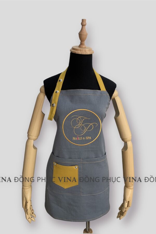 Tạp dề tiệm nails Jp