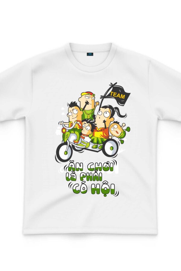 Đồng phục team building ăn chơi có hội