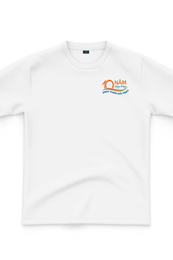 đồng phục họp lớp 10 năm áo cổ tròn mặt trước