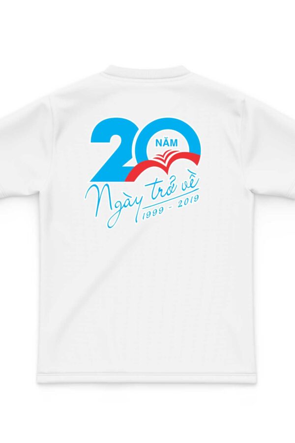 Áo đồng phục kỷ niệm 20 năm ngày trở về mặt sau