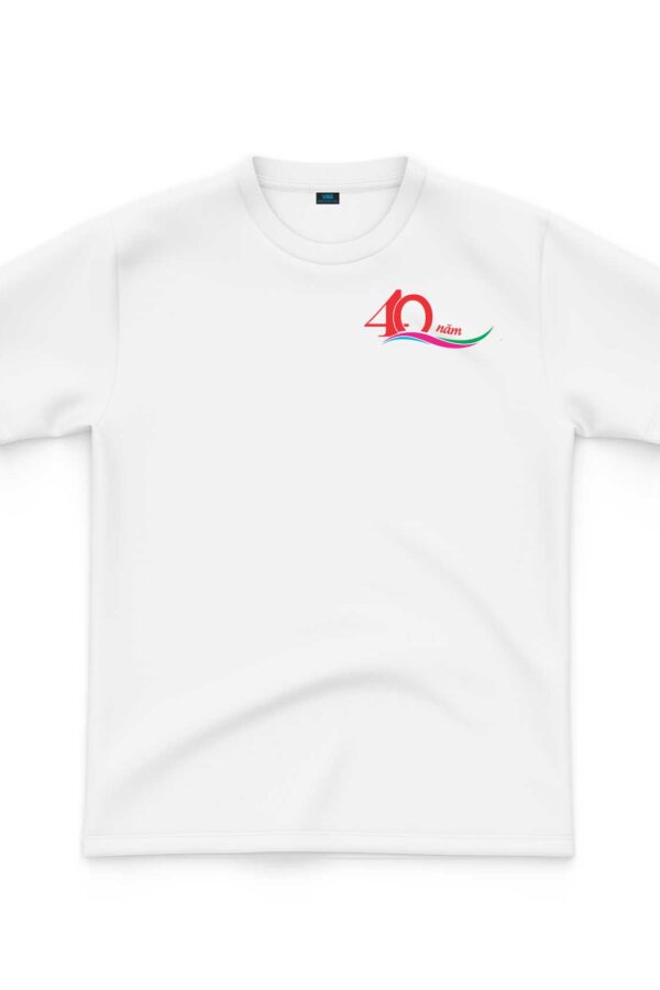 Đồng phục họp lớp cổ tròn 40 năm mặt trước