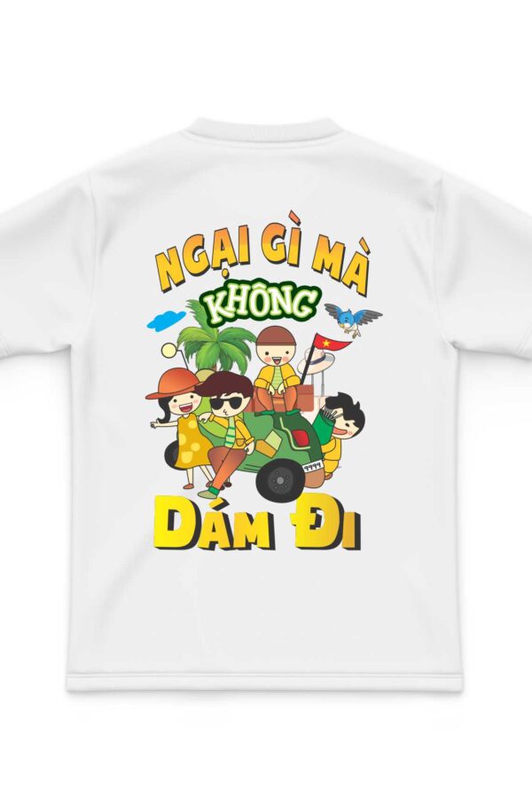 Đồng phục team building ngại gì mặt sau