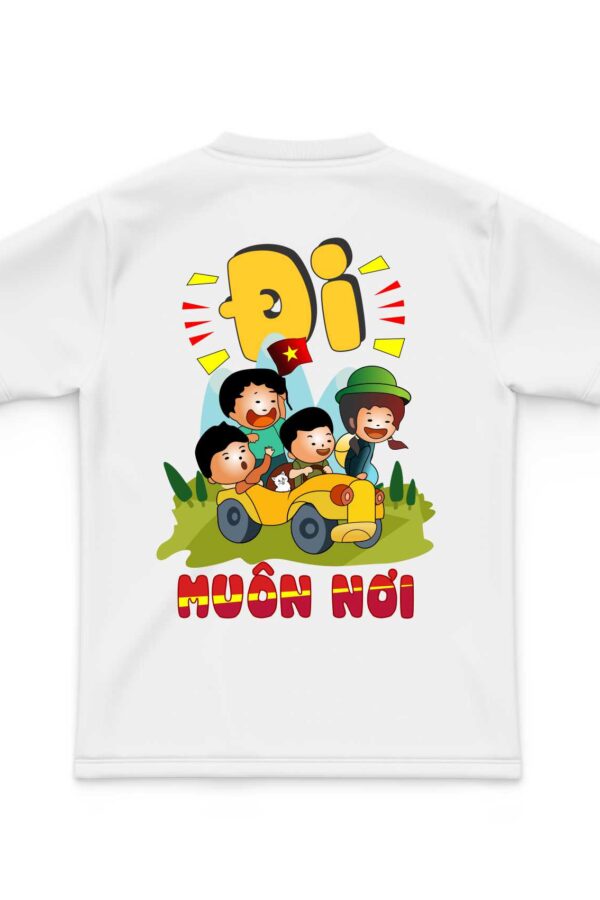 Áo team building đi muôn nơi mặt sau