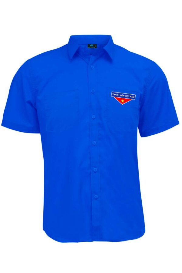 áo sơ mi đoàn thanh niên tay ngắn