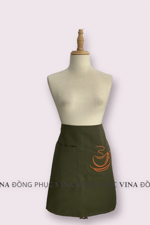 tạp dề phục vụ quán cafe Drum