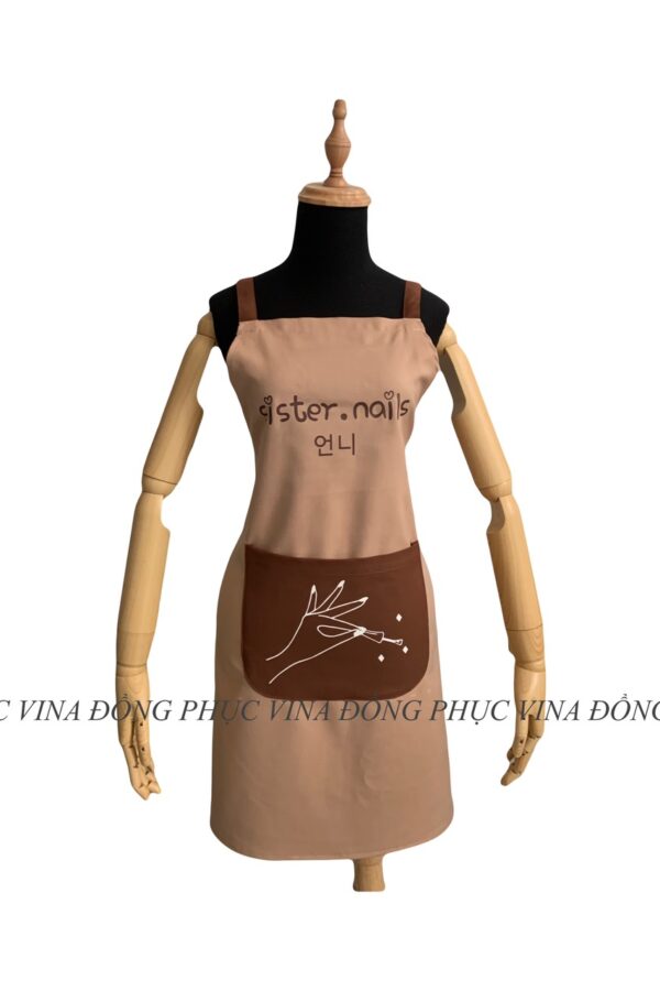 Tạp dề cho tiệm nails Sister