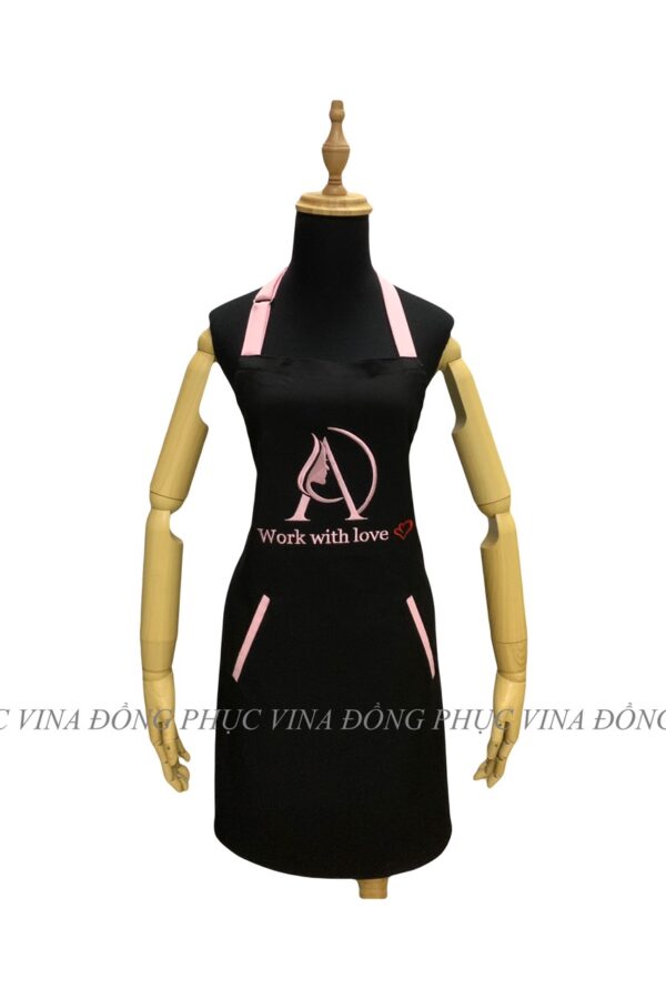 Tạp dề nail Work With Love