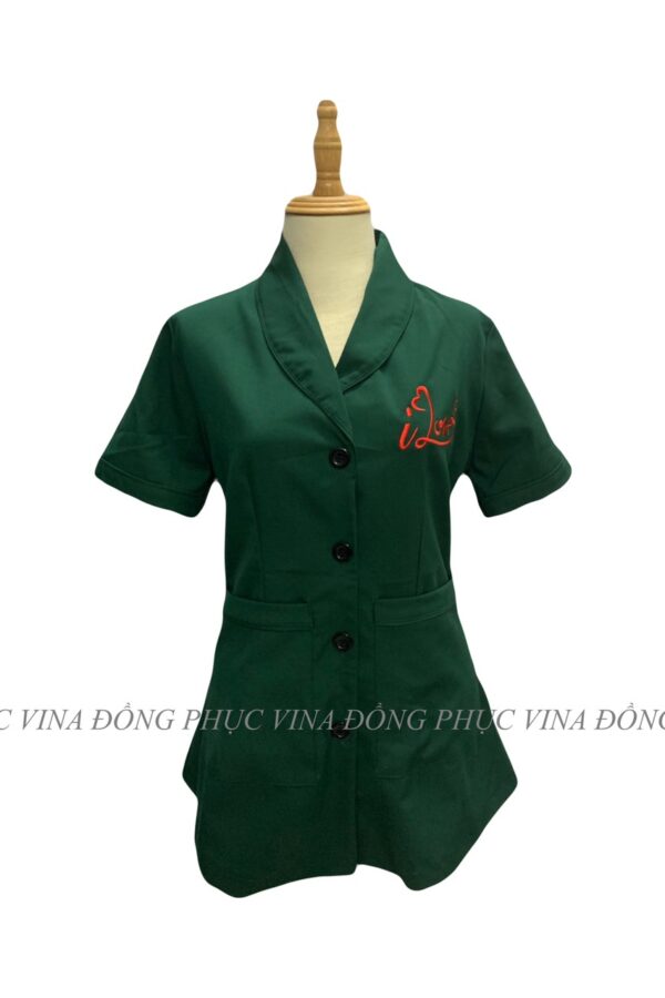 4. dong phuc nail ilove xanh ve chai