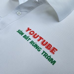 In logo lên áo đồng phục Youtube