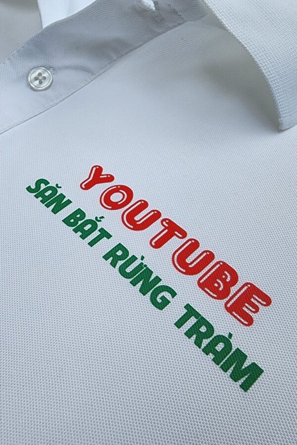 In logo lên áo đồng phục Youtube