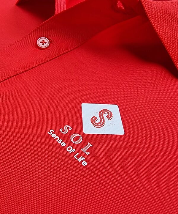 In logo lên áo Sol