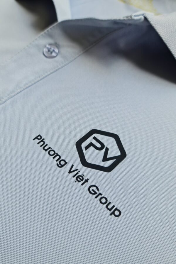 In logo lên áo thun Phương Việt Group