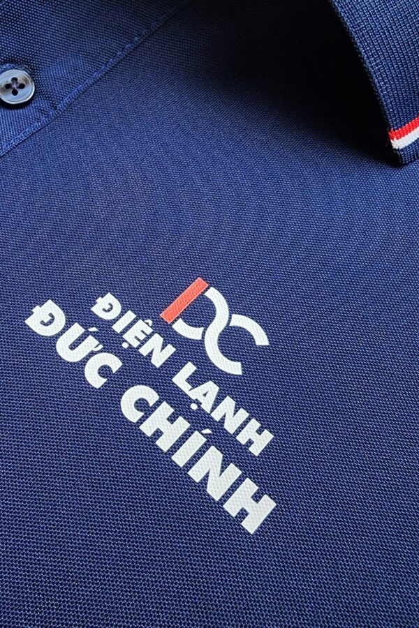 In logo lên áo điện lạnh Đức Chinh