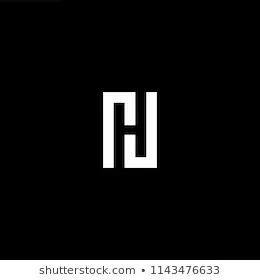 Logo chữ N đen trắng