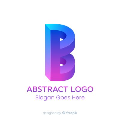 Logo chữ B 3D