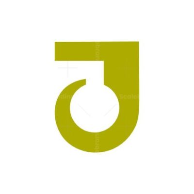 Logo chữ J thiết kế sáng tạo