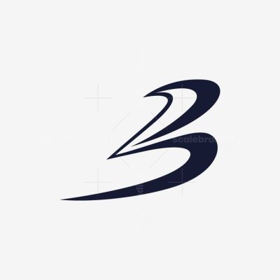 Abstract letter B logo