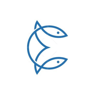 Logo chữ C kết hợp con cá