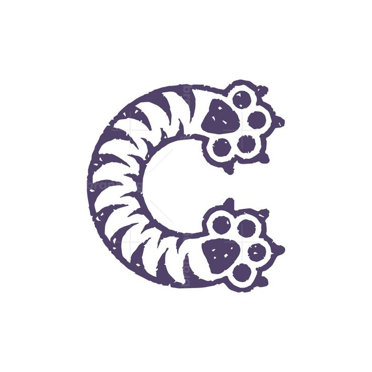 Logo chữ C kết hợp động vật