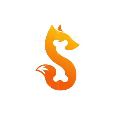 Logo chữ S thiết kế cùng động vật