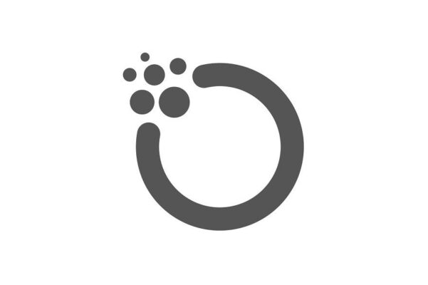 Logo chữ O đơn giản