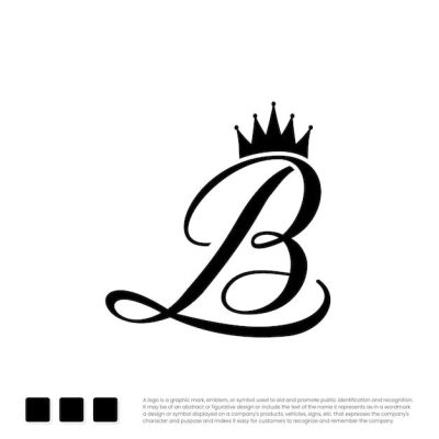 Logo chữ B kết hợp vương miện