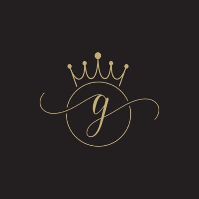 Logo chữ Q thiết kế cùng vương miện