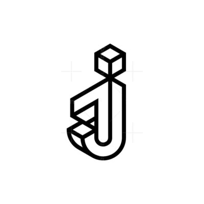 False Letter J Logo