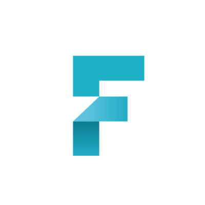Finnovex Logo Real Company Alphabet Letter F Logo