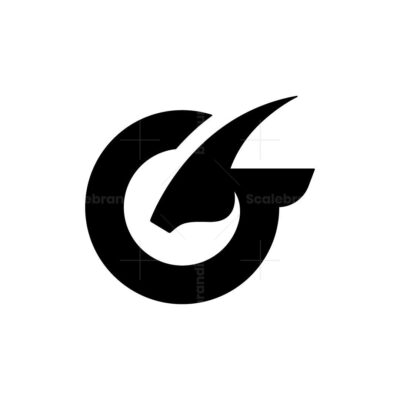 Logo chữ G thiết kế cùng động vật