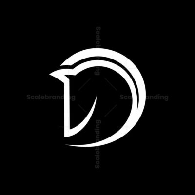 Horse Letter D Logo