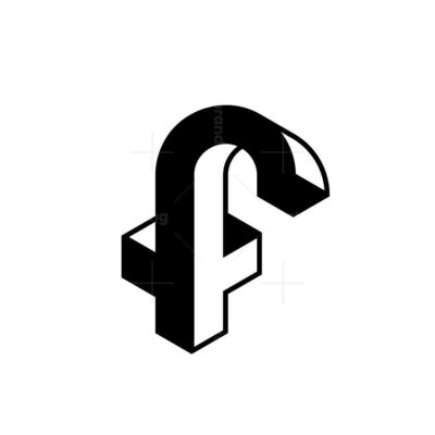 Impossible Letter F Logo