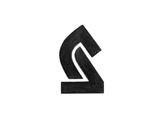 Logo chữ L thiết kế với động vật