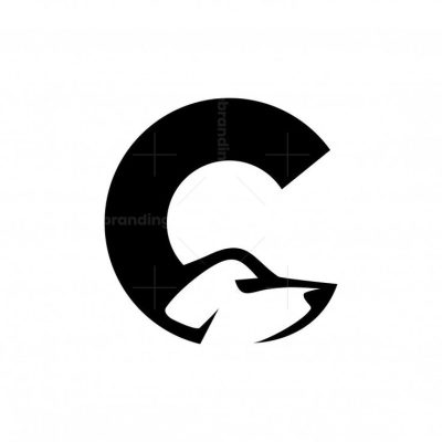 Letter C Dog Logo