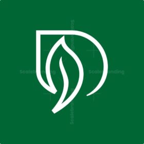 Letter D Leaf Logo 1