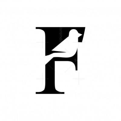 Letter F Bird Logo