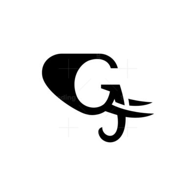 Letter G Elephant Logo