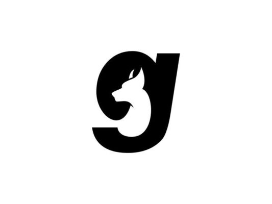 Letter G Wolf