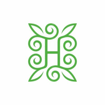 Letter H Leaf Logo 1