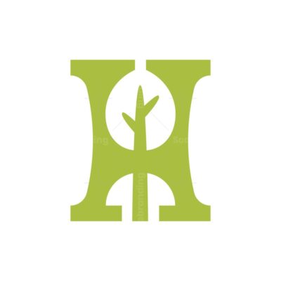 Letter H Nature Logo