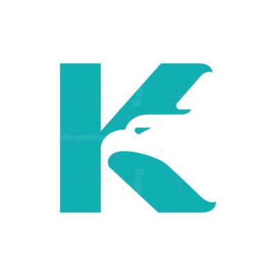 Letter K And Eagle Logo