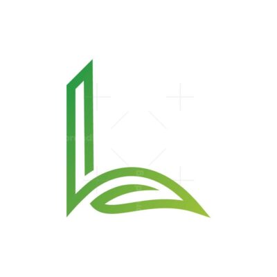 Letter L Leaf Logo