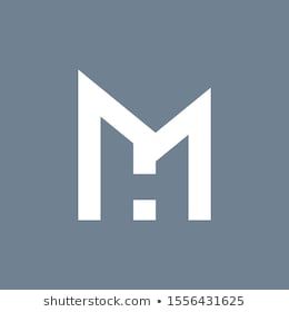 Letter M Line Logo Design Linear Stock Vector Royalty Free 1556431625 Shutterstock