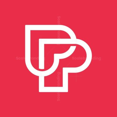 Letter P Heart Logo