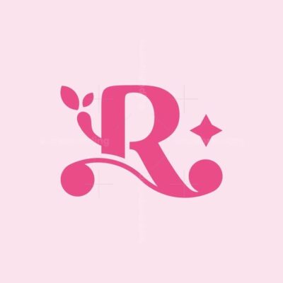 Letter R Feminine Logo