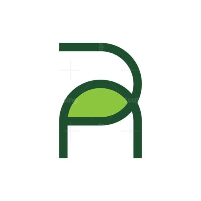 Letter R Leaf Logo 2