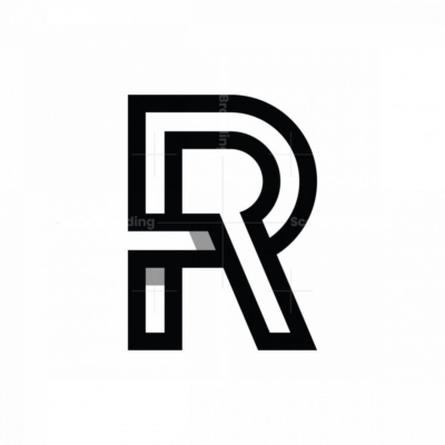 Letter R Or PR RP Logo