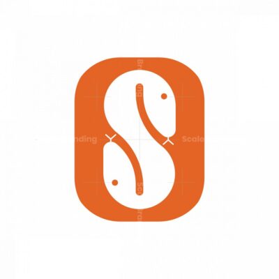Letter S and Snake Logo