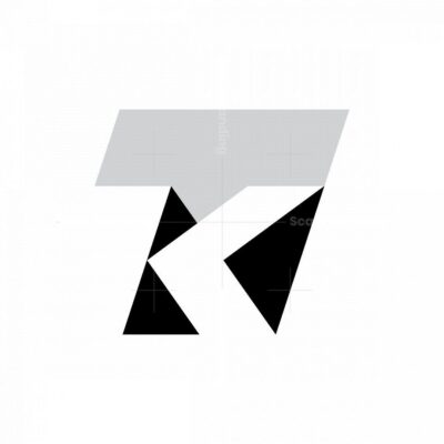 Letter TK KT Logo