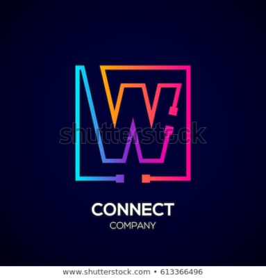 Letter W Logo Square Shape Colorful Stock Vector Royalty Free 613366496 Shutterstock